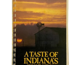 A Taste of Indianas Secondo libro di ricette per aiutare l'American Cancer Society 1981