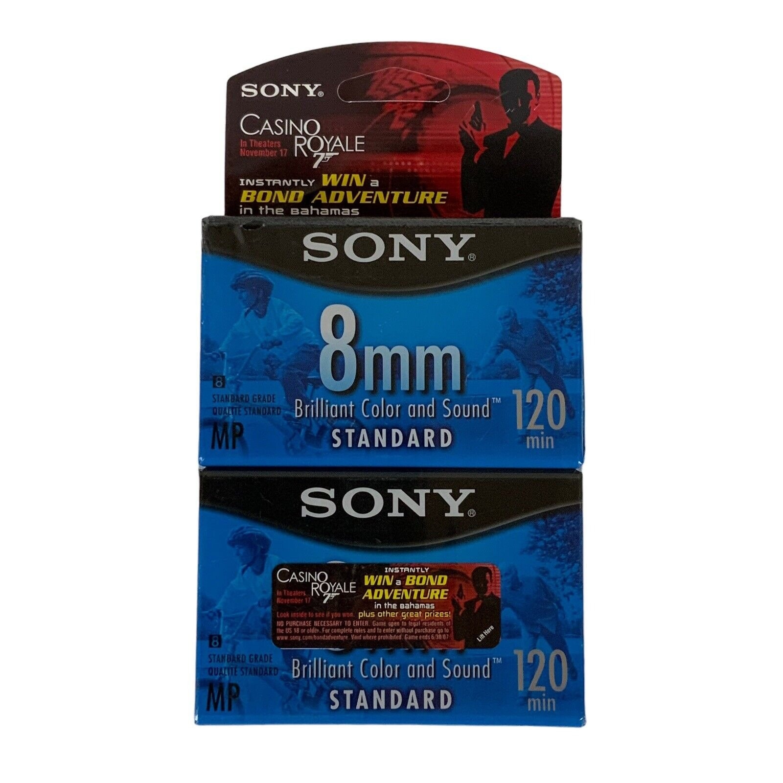8mm Film Sony MP 8mm Video Cassette Tape (2-Pack) – 120 Min