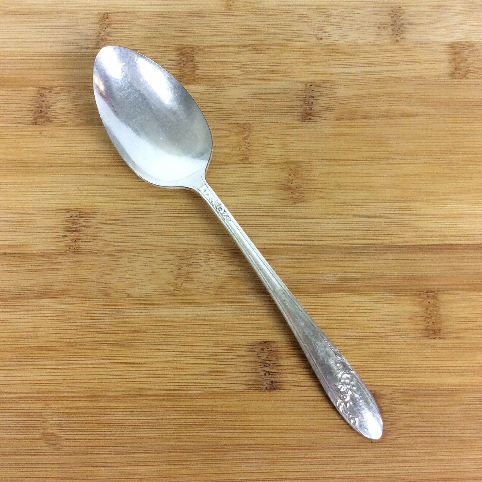 Oneida Community Queen Bess II Serving Spoon Tudor Plate