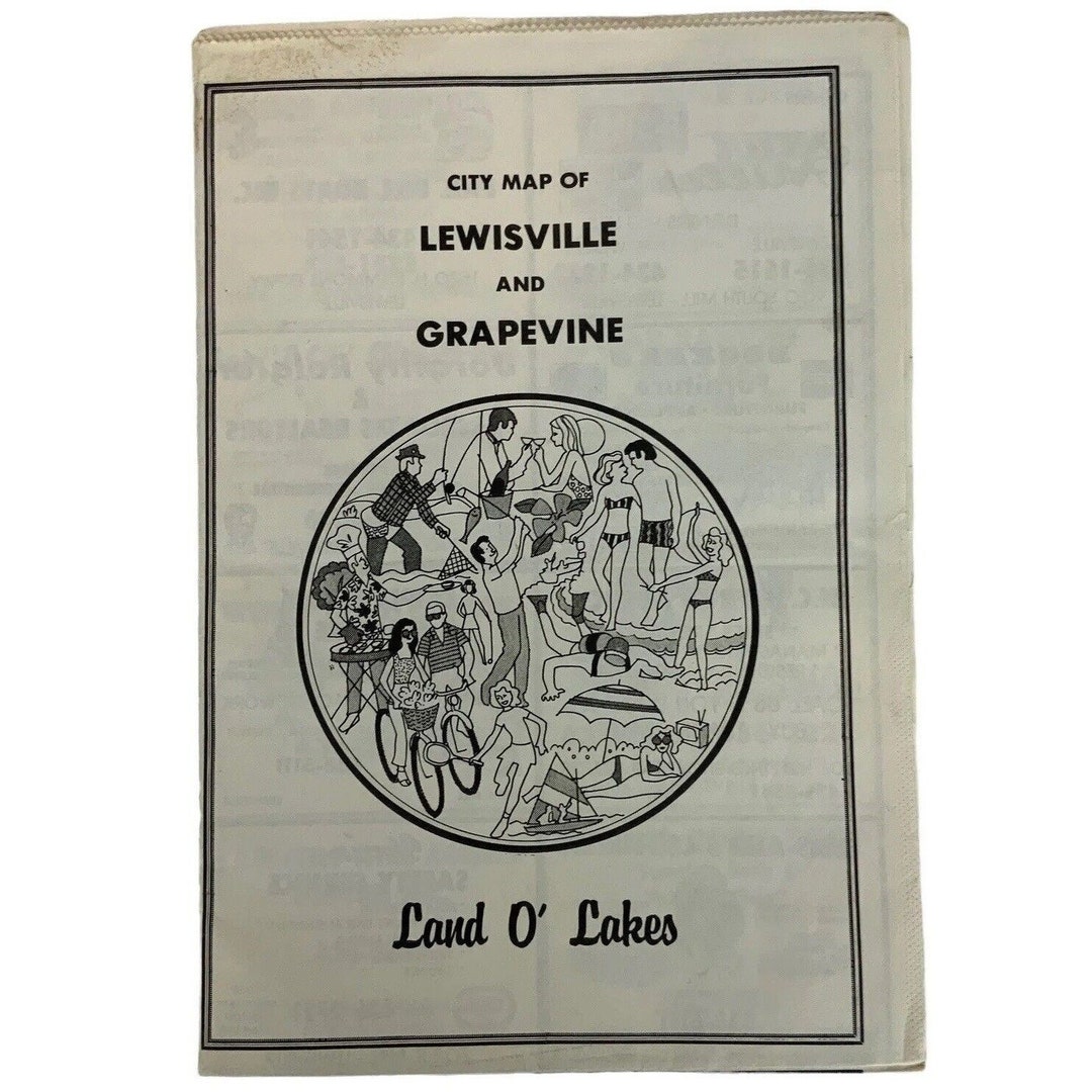 City Map of Lewisville and Grapevine - Il 1080xN.5786905826 8dln