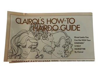 Guide de coiffure clairol pour la gentillesse Instructions de coiffage en 3 directions