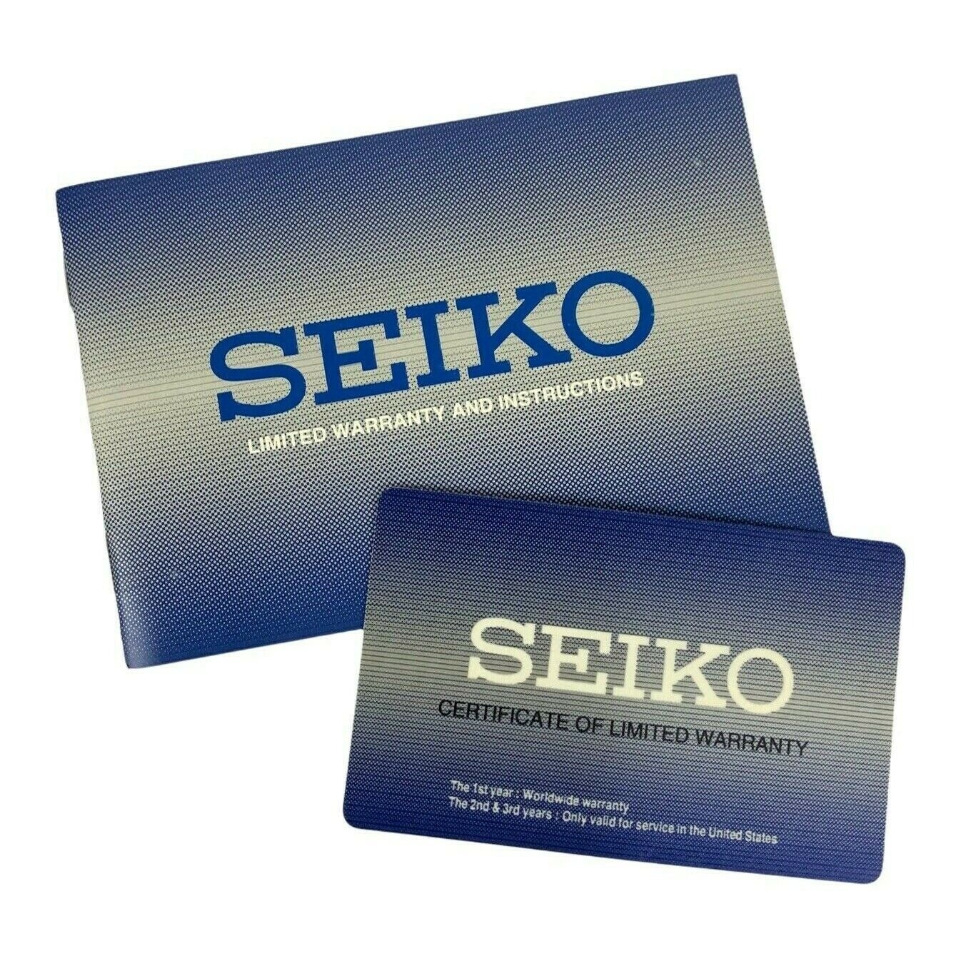 SEIKO Original Watch Instructions Booklet With Warranty Card - Etsy  Australia