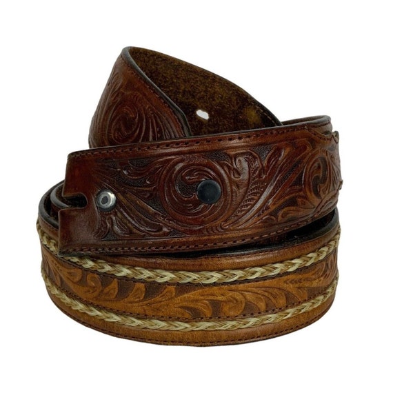 Mens vintage western belt - Gem