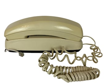 Vintage BellSouth Model 473 Beige Landline Push Button Corded Telephone