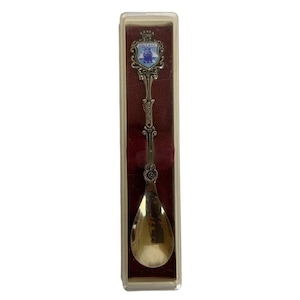 Holland Ornate Collectible Souvenir Spoon Travel Silvertone Netherlands Vintage