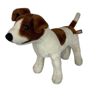 Melissa & Doug Plush Jack Russell Terrier Dog 15 inch Standing Stuffed Animal