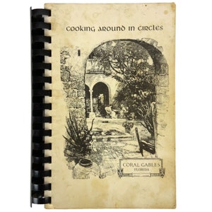 Coral Gables FL First United Methodist Church Cooking Around in Circles Vtg 1974