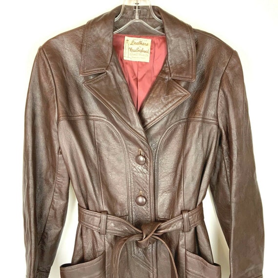 New England Sportswear Ladies Leather Jacket Size… - image 2