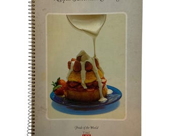 Time Life Foods of the World Recipes American Cooking Spiral-Bound Cookbook 1974