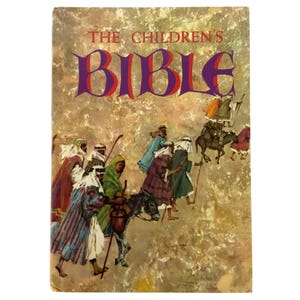 La Bible pour enfants à couverture rigide, 1965, édition illustrée Golden Press