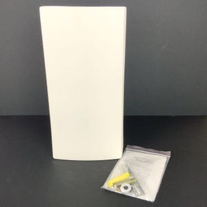 Justice Design Group Rectangular Two Light Wall Sconce Matte White Ceramic