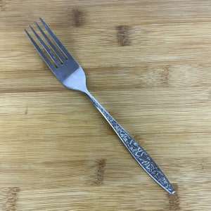 Ekco Eterna Balboa Dinner Fork Stainless Steel Replacement Flatware Geometric