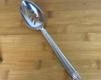 Ralph Lauren Wainwright Stainless Steel Slotted Serving Spoon 1991 Made in Japan