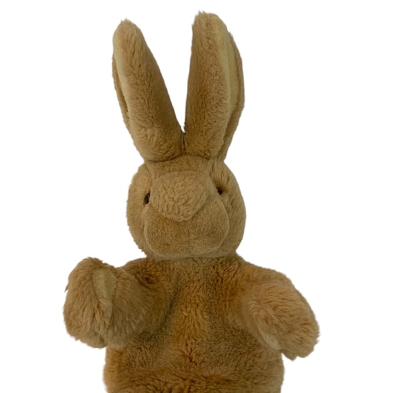 Marionnette Lapin En Peluche Marron – Jeu De Rôle Et Conte – Câlin Et Éducatif Pour Enfants