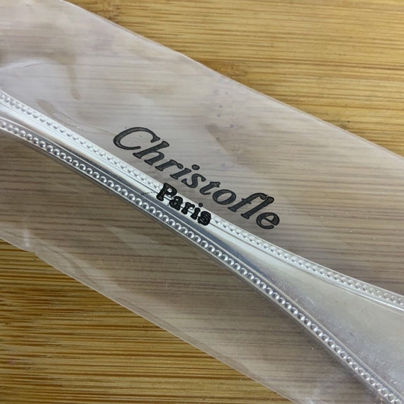 Christofle France Perles Silverplate Teaspoon Discontinued