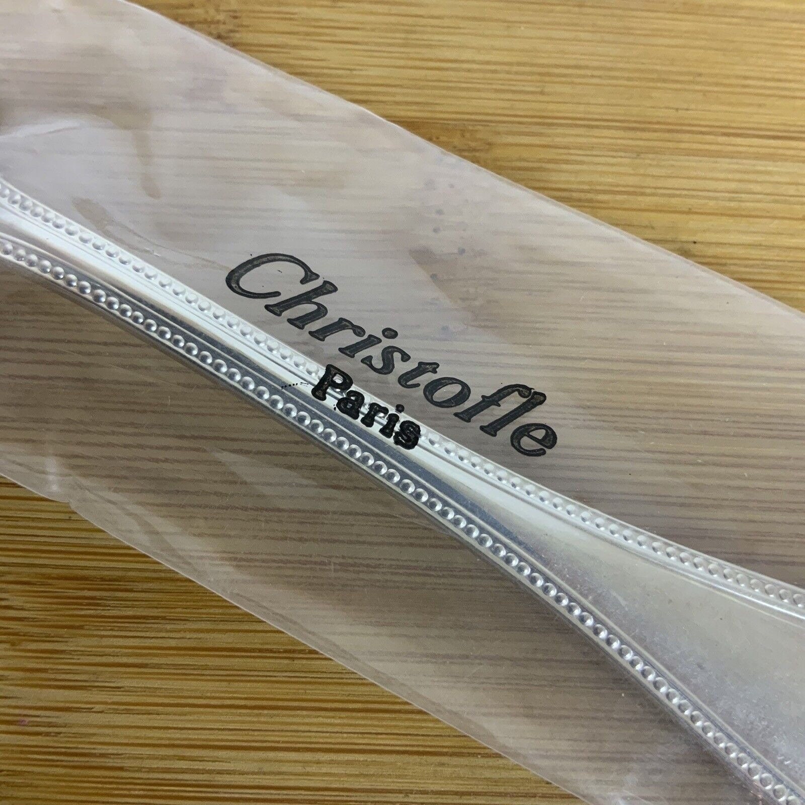 Christofle France Perles Silverplate Teaspoon Discontinued