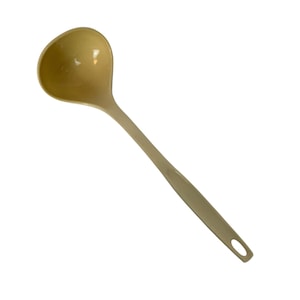 Vintage Foley Beige Nylon Plastic Soup Ladle 12 inches Long Made In USA