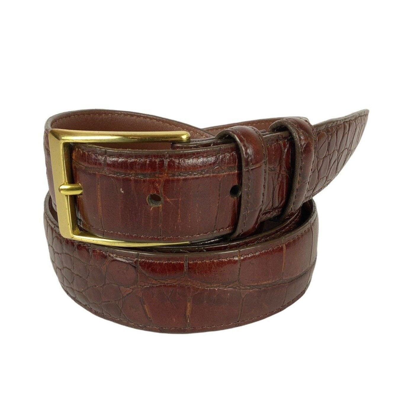 Vintage Croc Belt - Etsy
