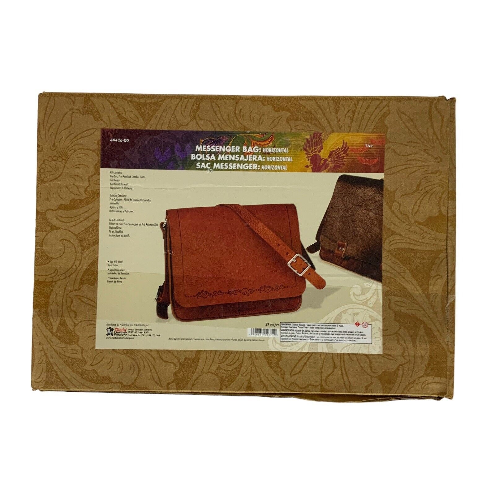 Classic Bag Tag Leather Kit Tandy Leather Kit 44067-01 NEW In Package