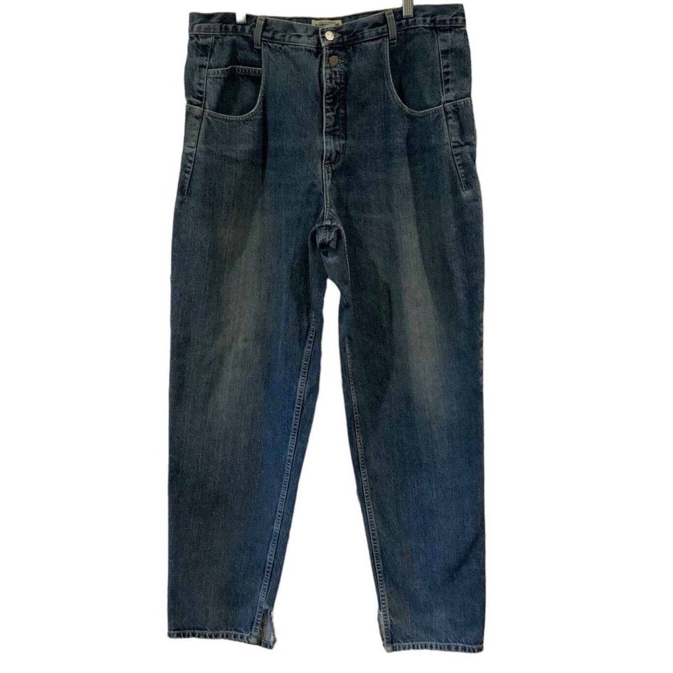 Guess Jeans Mens 38x34 Baggy Medium Wash Denim Vtg 90s Made Guess Jeans Mens 38x34 Baggy Medium Wash Denim Vtg 90s Made