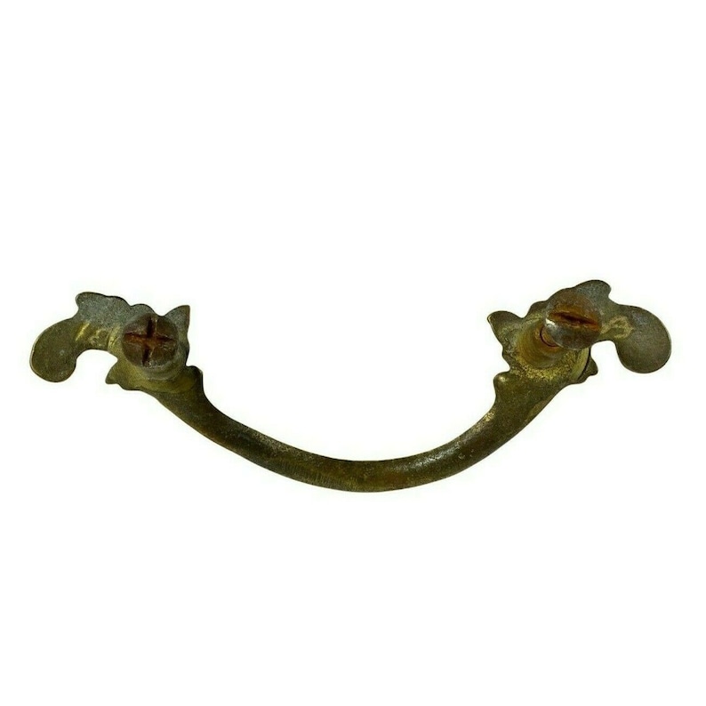 Antique Brass French Provincial Drawer Pulls Matching Set of 6 Etsy