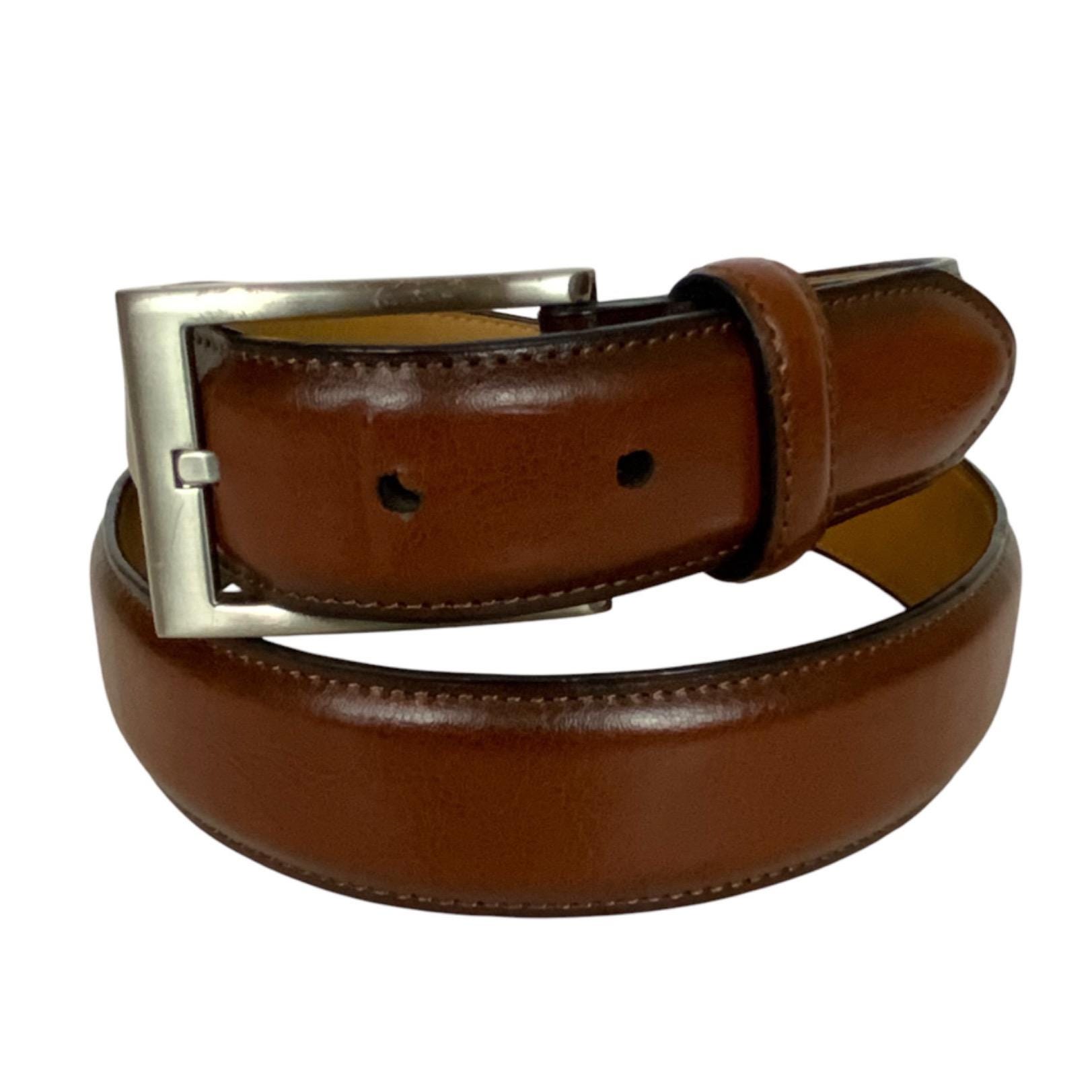 Dockers Mens Dress Belt Size 32 Brown Smooth Leather Silvertone Buckle -  Etsy