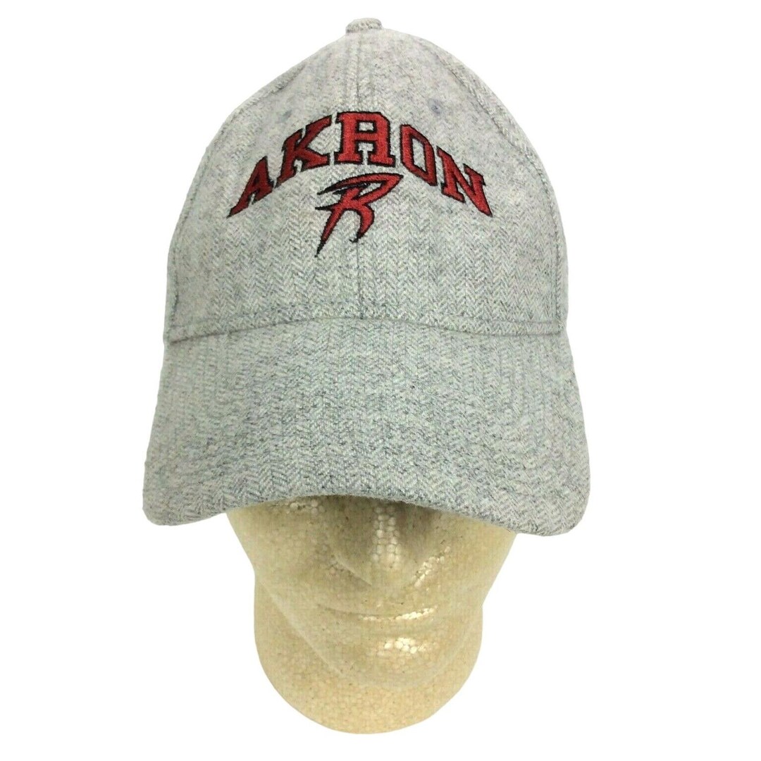 Akron Racers Fastpitch Softball Wool Gray Strapback Cap by the Game - Etsy
