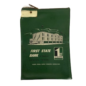 Vintage Bank Deposit Bags - Etsy