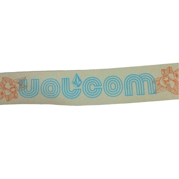 Volcom Womens Belt Size 32 Pale Gray Small Flower… - image 3