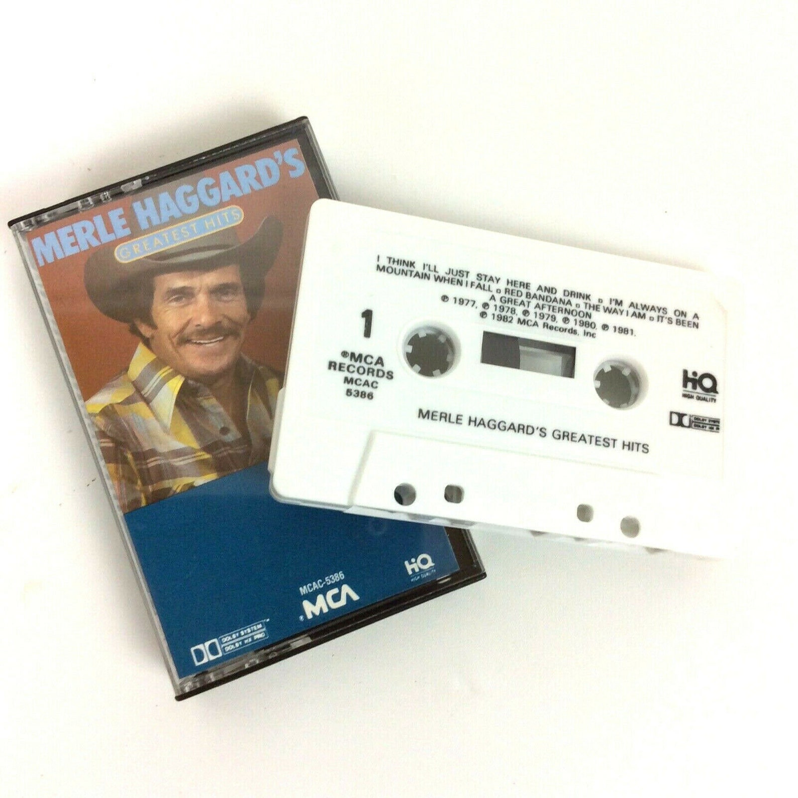 Merle Haggard Greatest Hits Audio Cassette 1990 MCA Records | Etsy