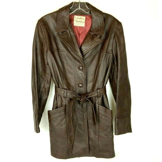 New England Sportswear Ladies Leather Jacket Size… - image 1