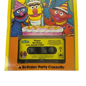 Happy Birthday From Sesame Street Audio Cassette 1992 Golden - Etsy