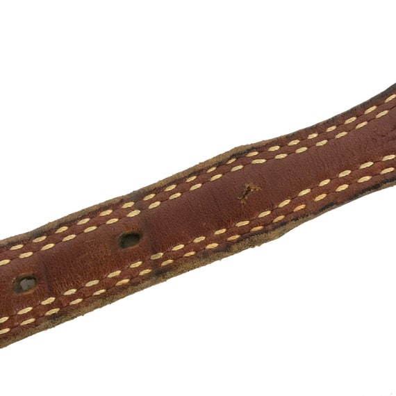 Nocona Mens Western Belt Size 40 Brown Leather Si… - image 3