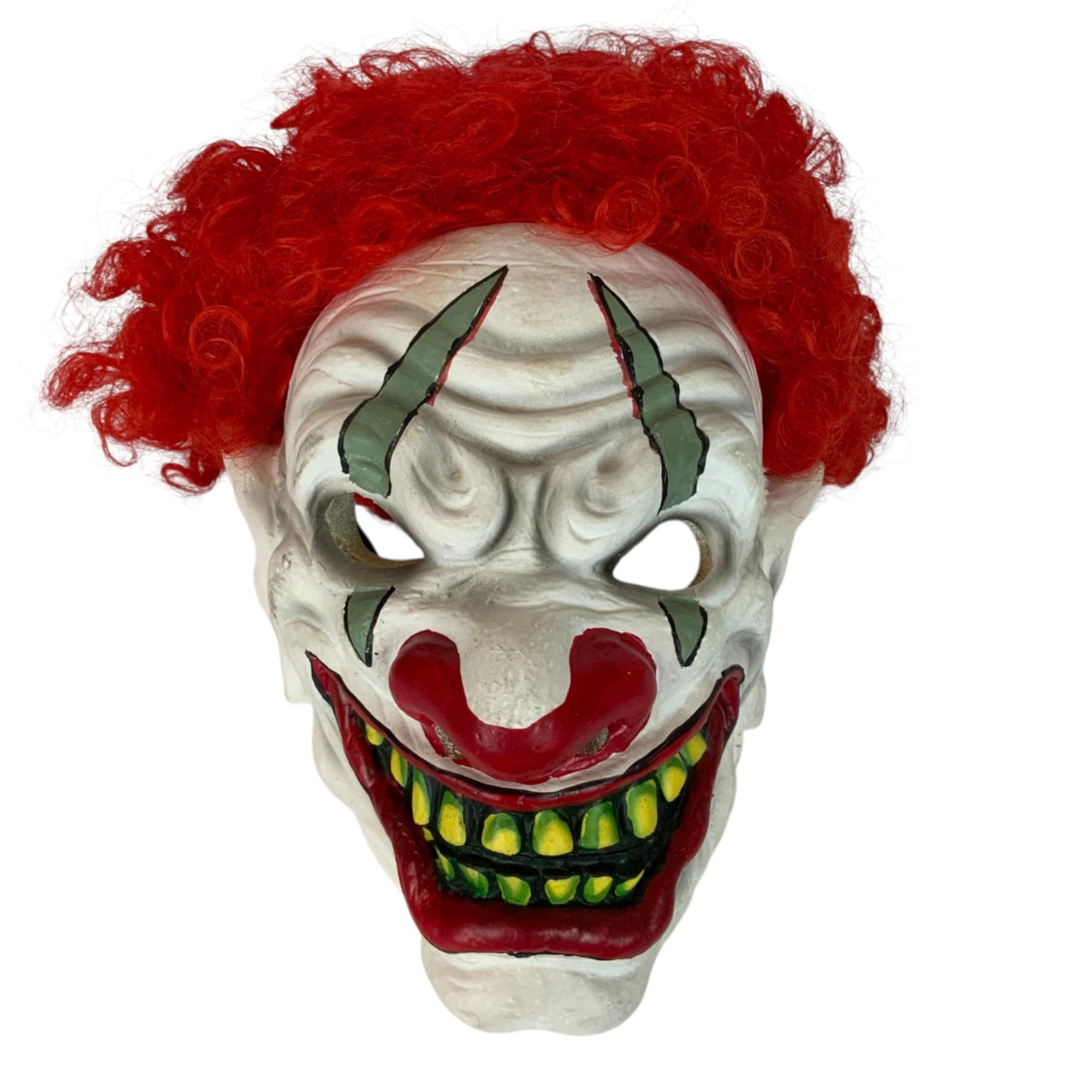 恐ろしく不気味なピエロのフォーム製ハロウィンコスチュームマスク