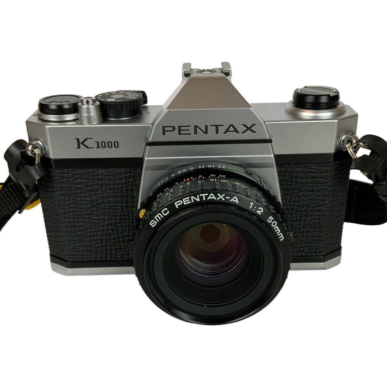 フィルムカメラ「PENTAX K-1000」レンズ、バッグ 、説明書（英文） How to Use a Pentax K-1000 35mm Film Camera - YouTube