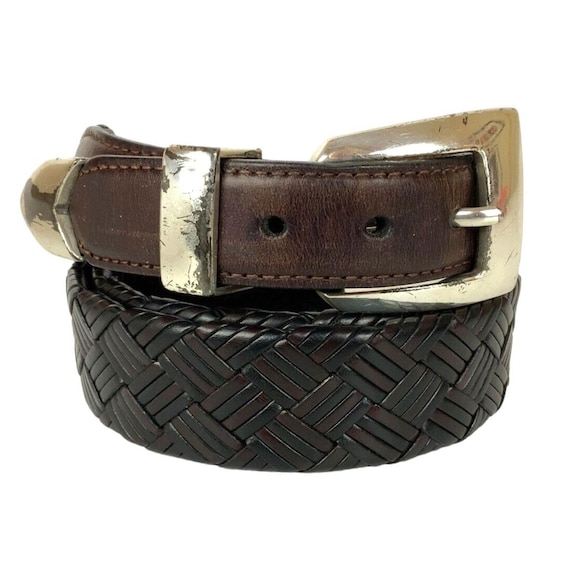 Buy Onyx by Brighton Mens Belt Size 36 Brown Black  display picture 1