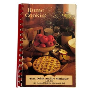 St Louis MO St Gerard Majella Cookbook Eat Drink and Be Marians 1992 Spiral