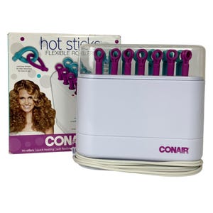 Conair Hot Sticks Flexible Rollers HS18WR 14 Rollers Quick Heating Hair Styling Tool