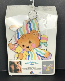 Teddy Beddy Bear & Friends Nursery Room Decor 3 Wall Plaques NEW