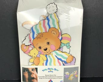 Teddy Beddy Bear & Friends Nursery Room Decor 3 Wall Plaques NEW