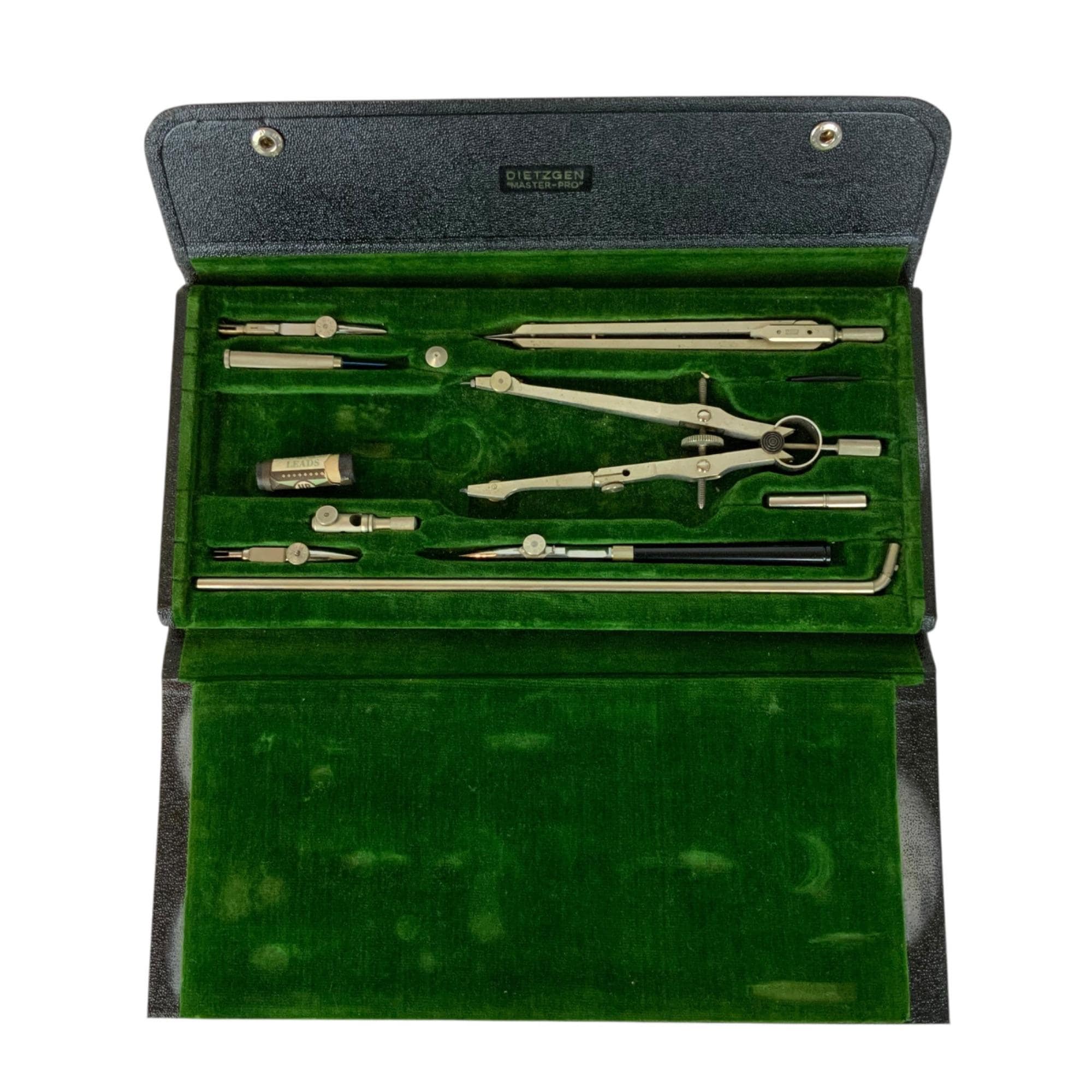 Vintage Dietzgen 1212 PJL Drafting Set Compass Leads & Accessories