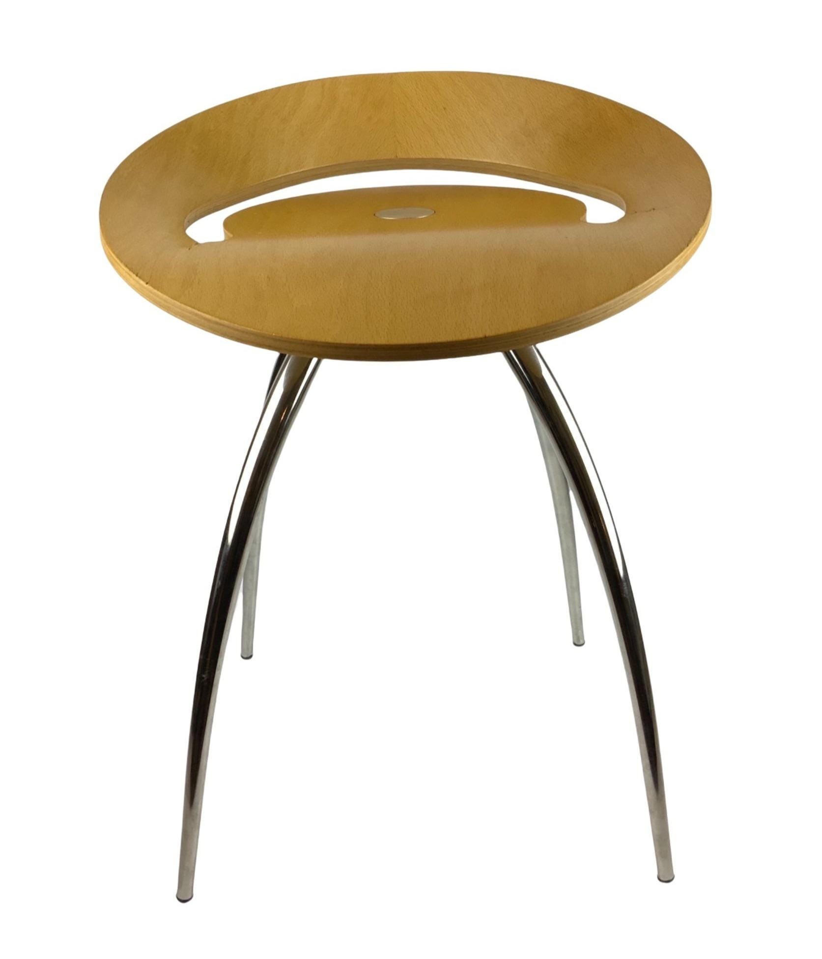 Magis Lyra 2 Chair Height Stools by Design Group Italia Vtg 1994