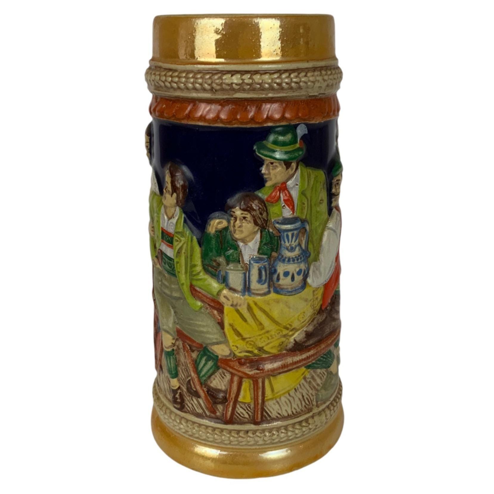 Gerz オリジナル ビールジョッキ マグ Froh Beim Bier ヴィンテージ