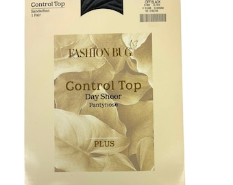 Modne rajstopy z wysokim stanem i prześwitującymi rękawami w rozmiarze plus size, 3X-4X, czarne, sandały