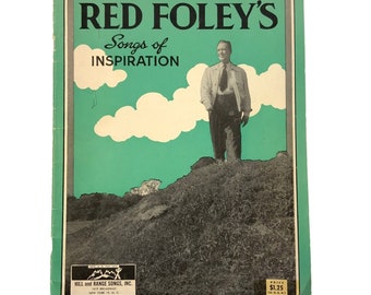 Red Foley's Songs Of Inspiration Piano Guitar Ukelele 1953 Hill and Range Songs