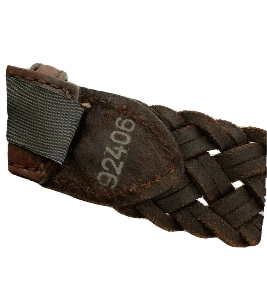 Brighton Ladies Zoo Animal Belt Sz 30 Brown Braided Leather  display picture 2