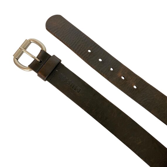 Fossil Mens Genuine Leather Casual Belt Size 40 Brown Nickel  display picture 1