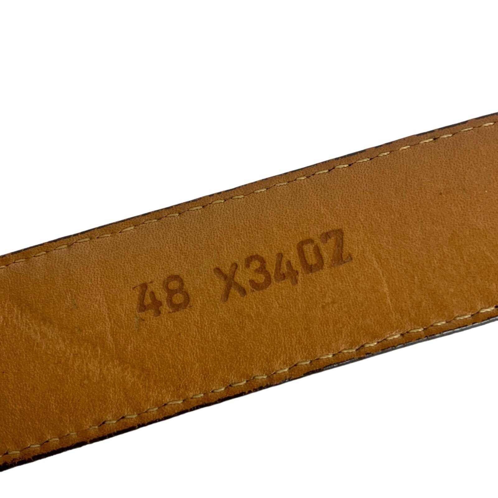 Onyx by Brighton Mens Ranger Belt Sz 48 Brown Leather Moc 