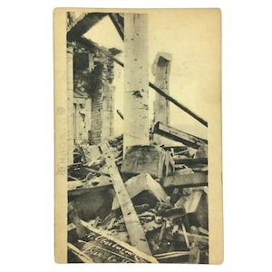 Postal de la escena de la Primera Guerra Mundial en Verdún, sin publicar, de época, Carte Postale Bar Le Duc, Francia