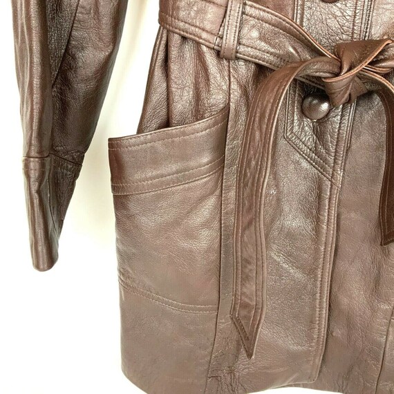 New England Sportswear Ladies Leather Jacket Size… - image 4